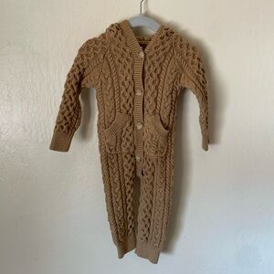 Jamie Kay Knitted Hooded Baby Onsie